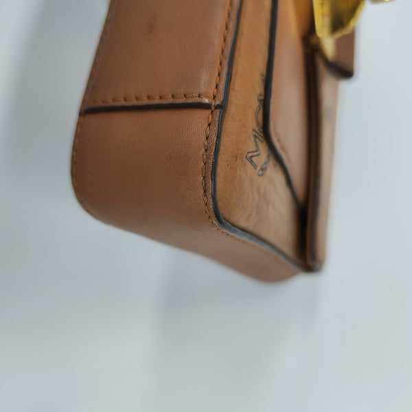 Viktor Visetos Small Monogram Coated Canvas Brown