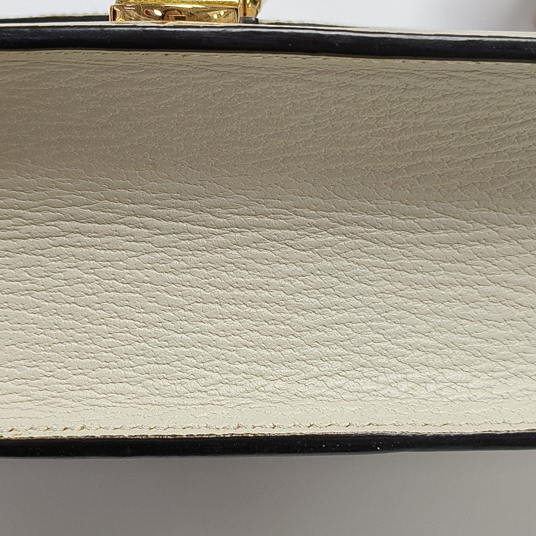 Sylvie Small Calfskin White