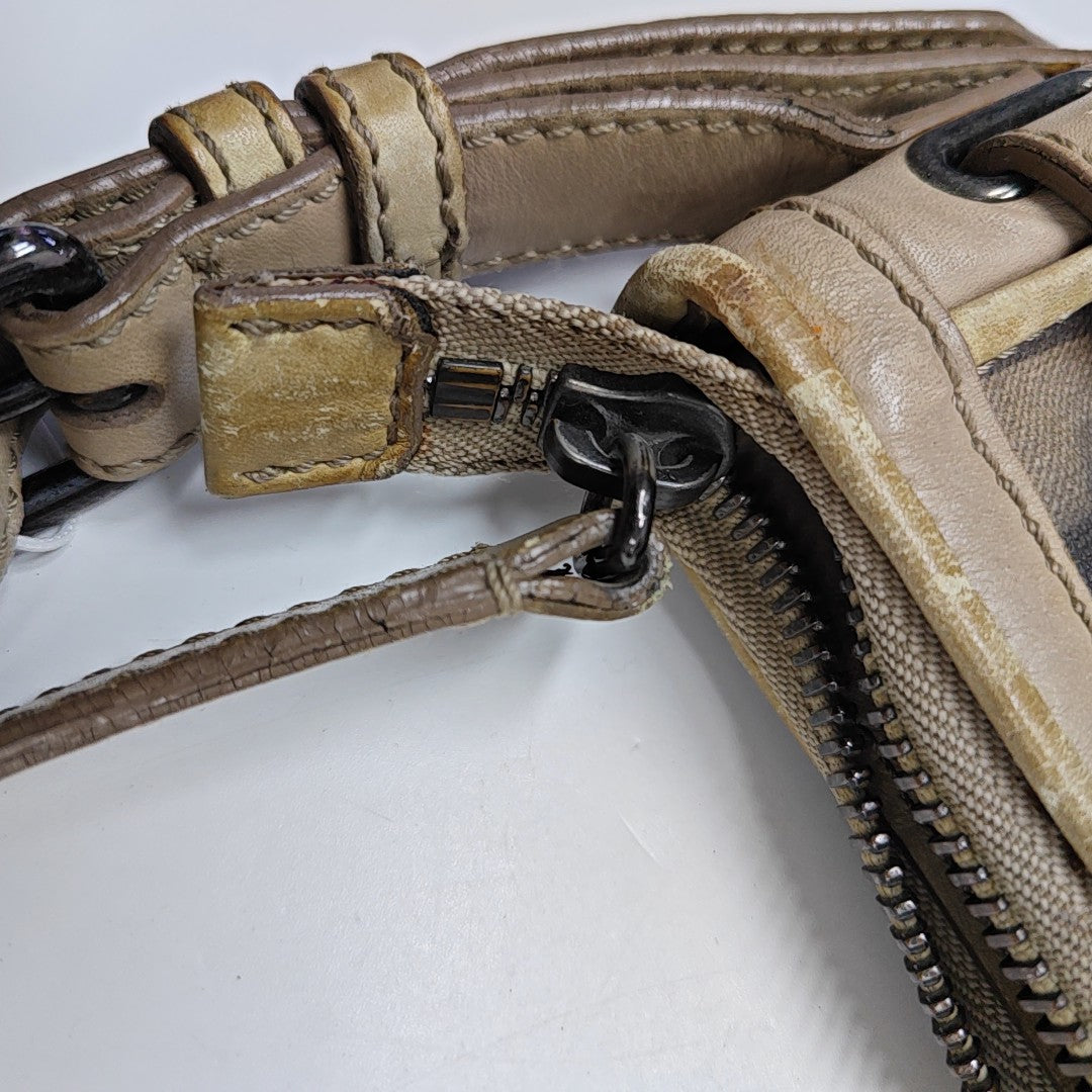 Coated Canvas Beige
