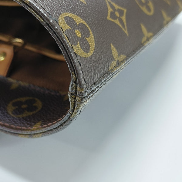 VINTAGE VAVIN GM Monogram Coated Canvas Brown