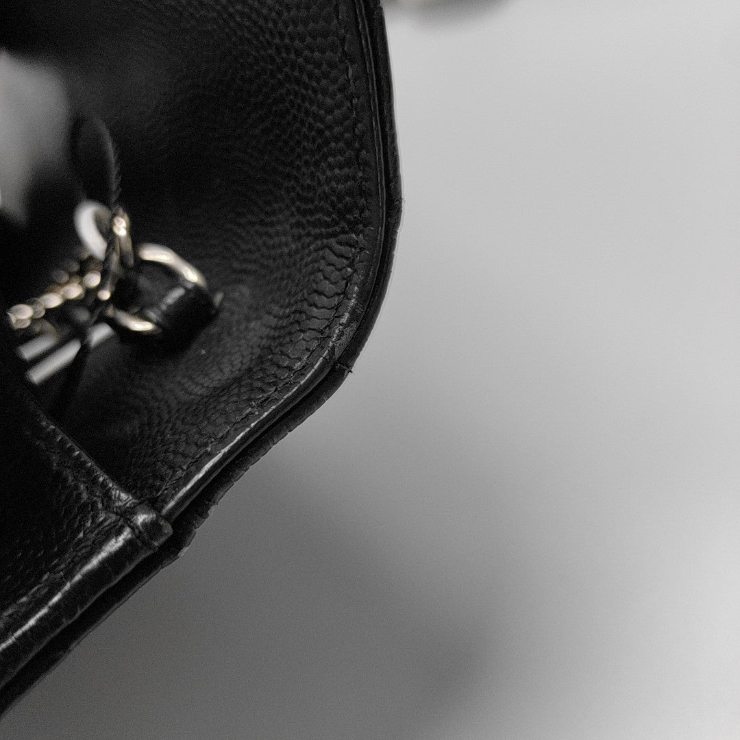 MONOGRAM WOC Chevron Calfskin Black