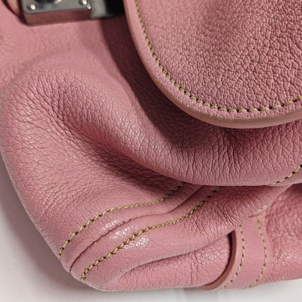 Calfskin Shoulder Bag Pink