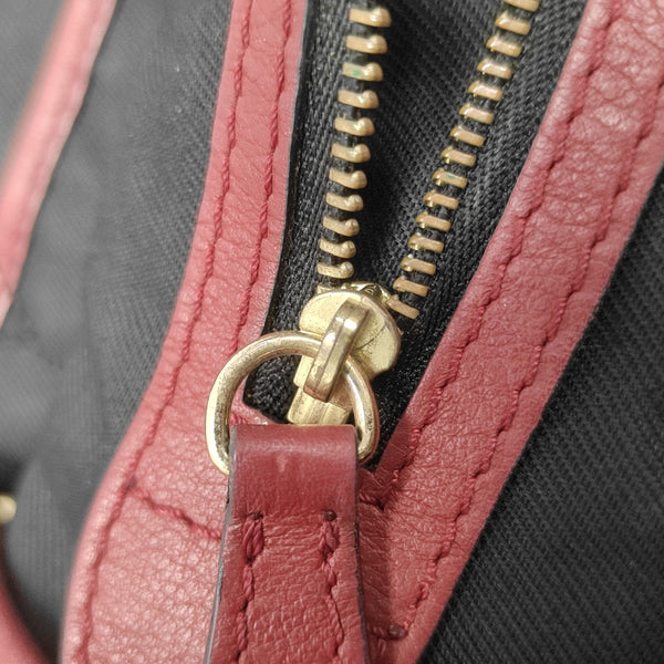 Coated Canvas Tote Bag Beige