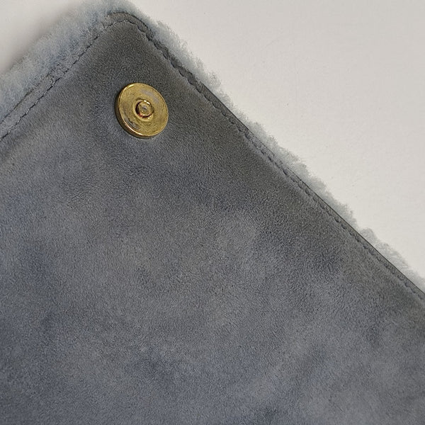 Fabric Shoulder Bag Blue