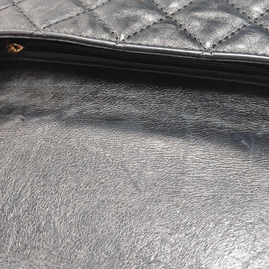 TRENDY CC Quilted Calfskin Black