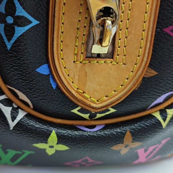LV × TM PRISCILLA Monogram Coated Canvas Black