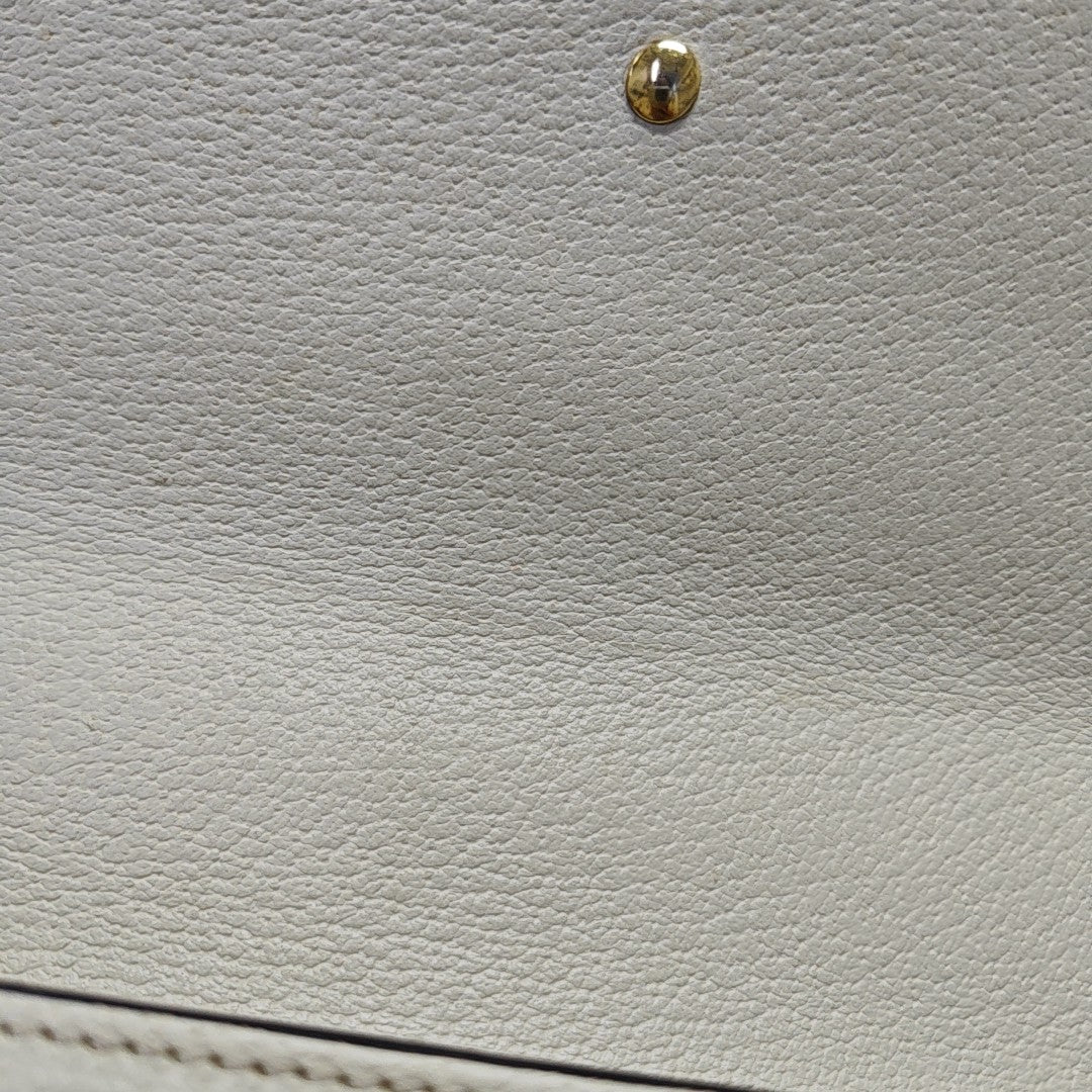Calfskin Shoulder Bag Small White