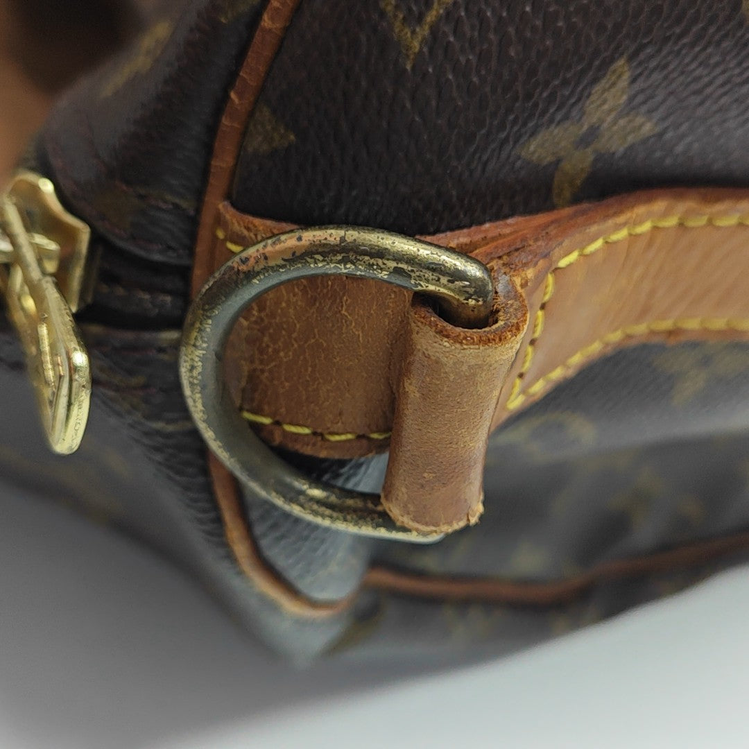 SAC SOUPLE 55 Monogram Coated Canvas Brown