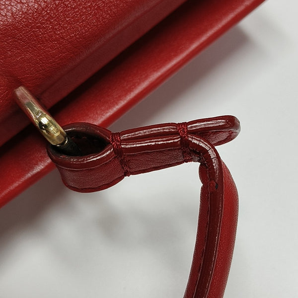 Calfskin Crossbody Bag Red