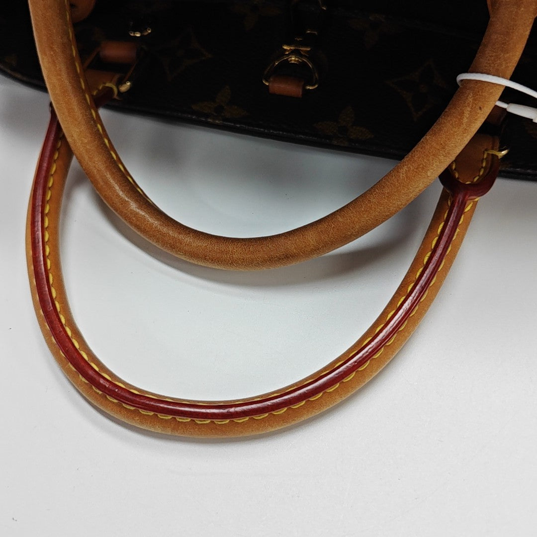 MONTAIGNE Monogram Coated Canvas Brown