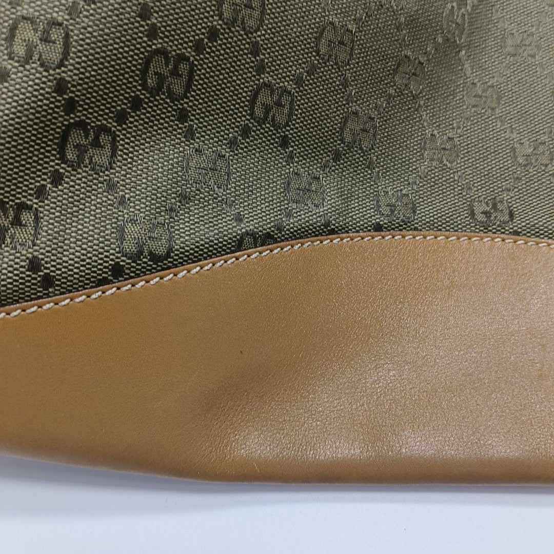 Canvas Clutch Green
