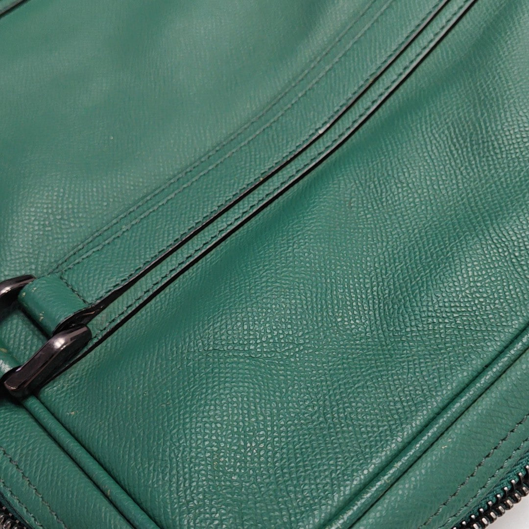 Calfskin Top Handle Bag Green