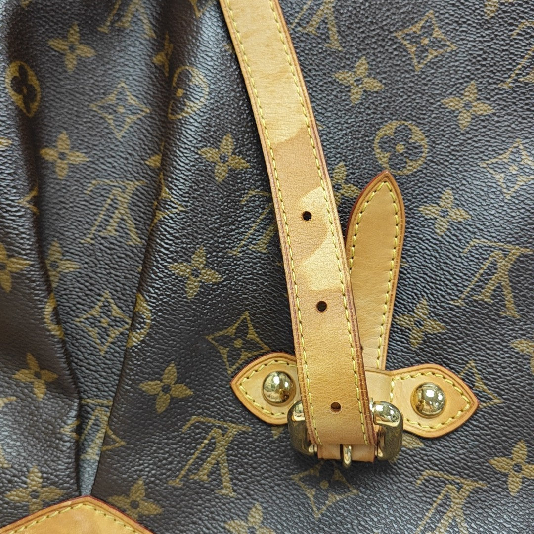 PALERMO GM Monogram Coated Canvas Brown