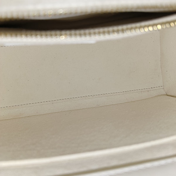 Lady D-Lite Medium Cannage Fabric White