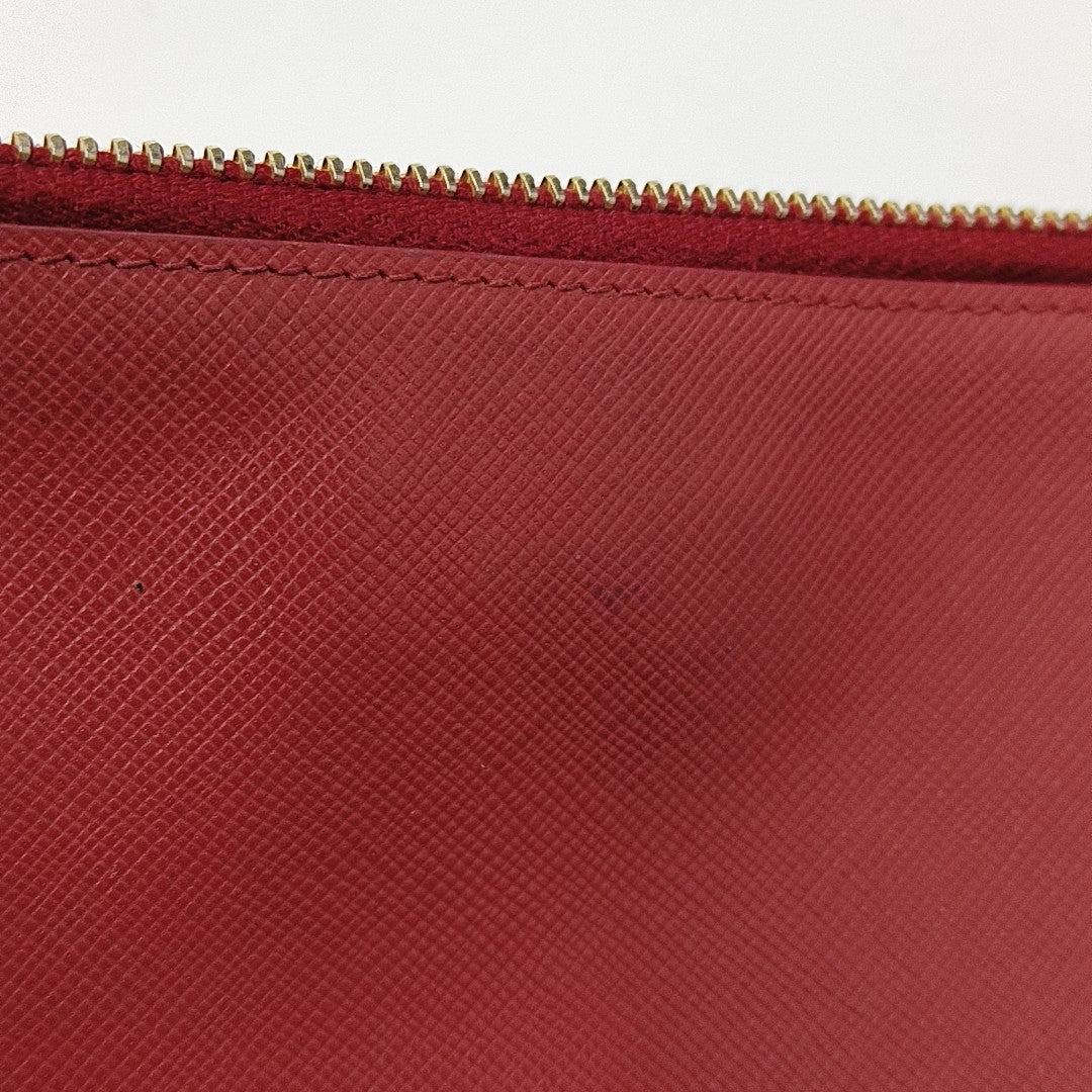 Calfskin Wallet Red