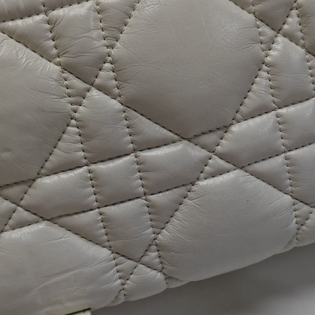 Diorcamp Small Cannage Calfskin White