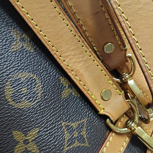 DUFFLE Monogram Coated Canvas Brown
