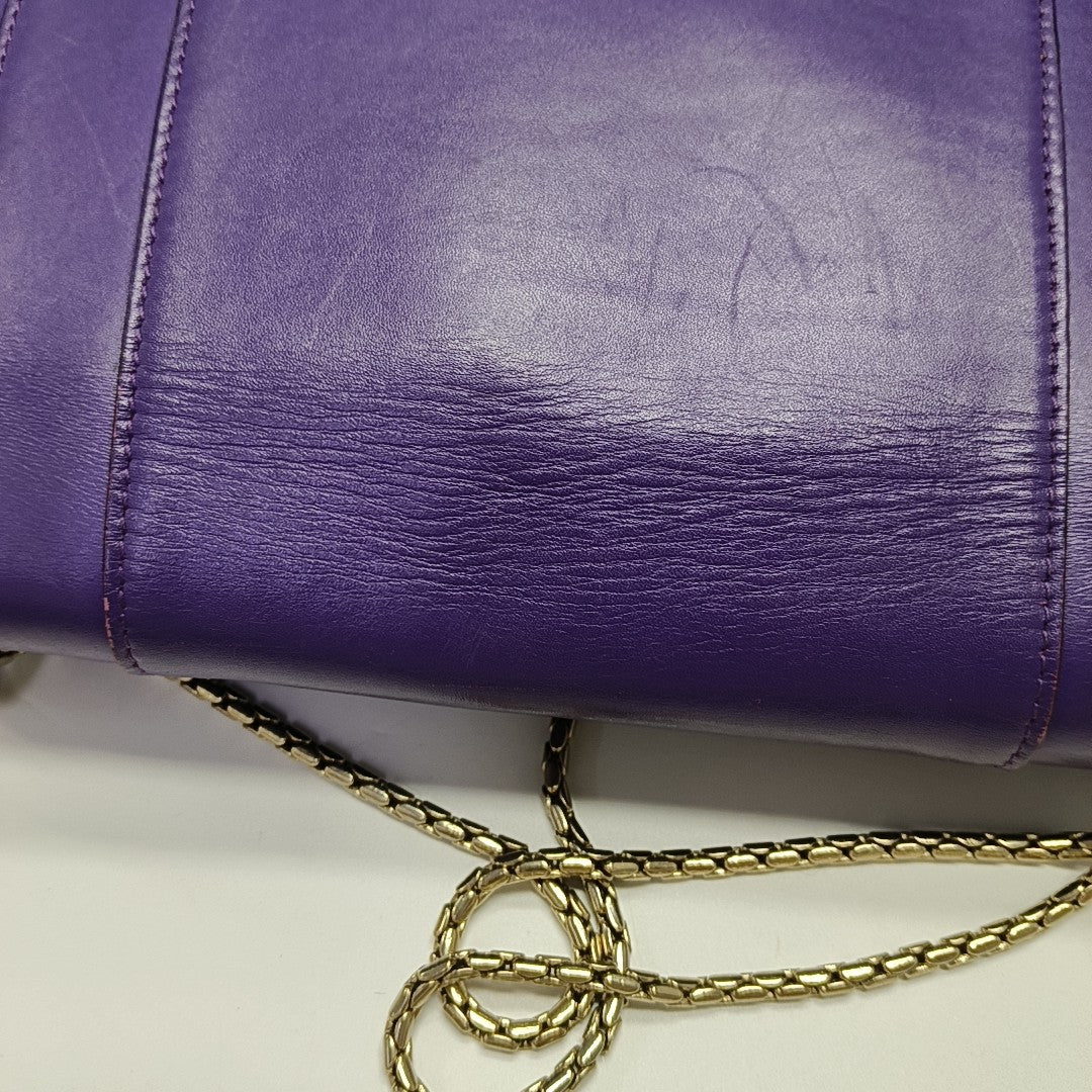 SERPENTI FOREVER Medium Calfskin Purple