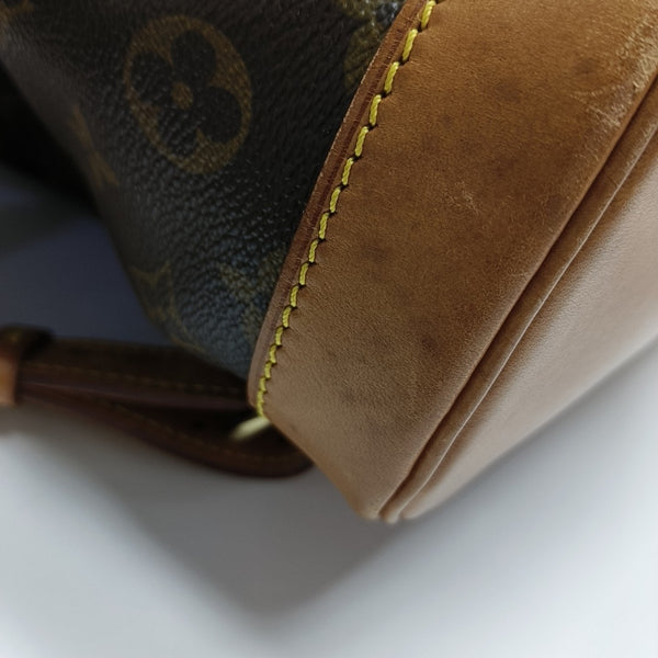 MONTSOURIS MM Monogram Coated Canvas Brown