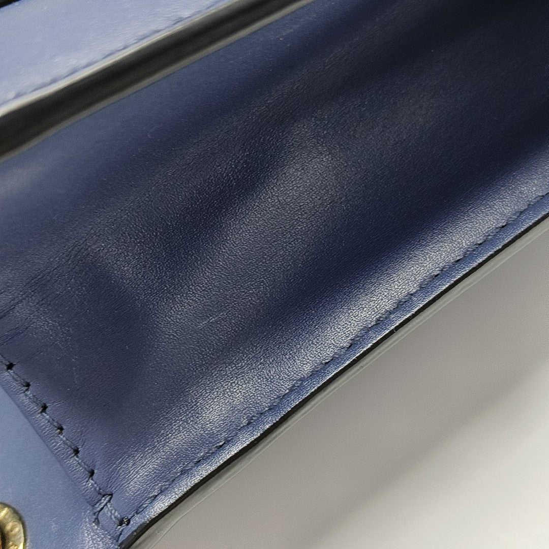 SERPENTI FOREVER Small Quilted Calfskin Blue