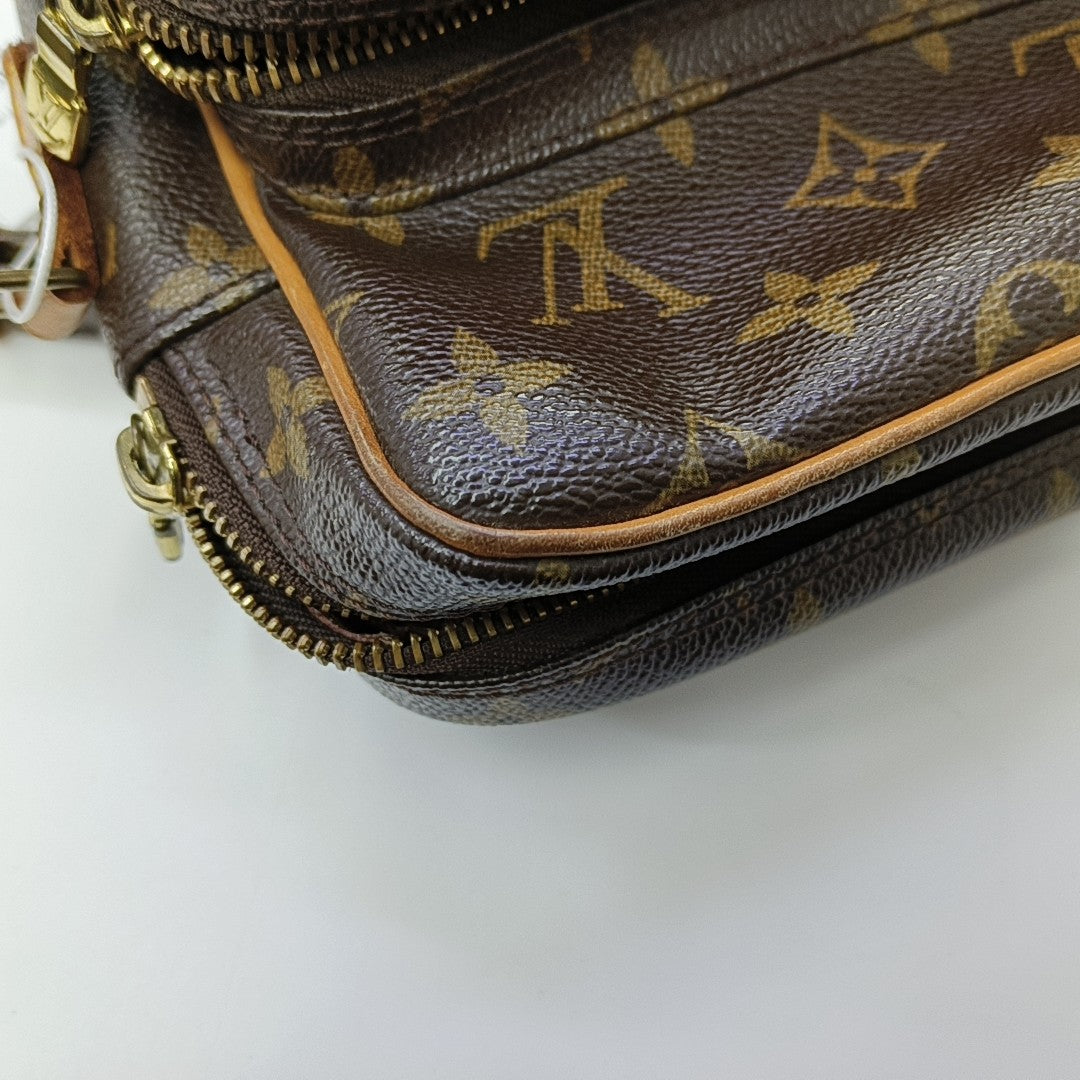 AMAZON Monogram Coated Canvas Brown