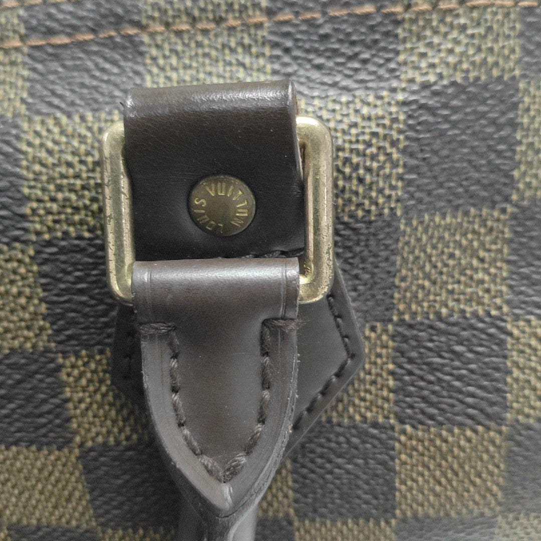 SPEEDY 25 Damier Ebene Coated Canvas Brown