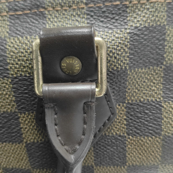 SPEEDY 25 Damier Ebene Coated Canvas Brown