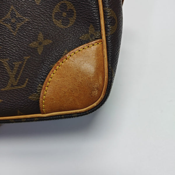 VINTAGE TROCADERO 30 Monogram Coated Canvas Brown