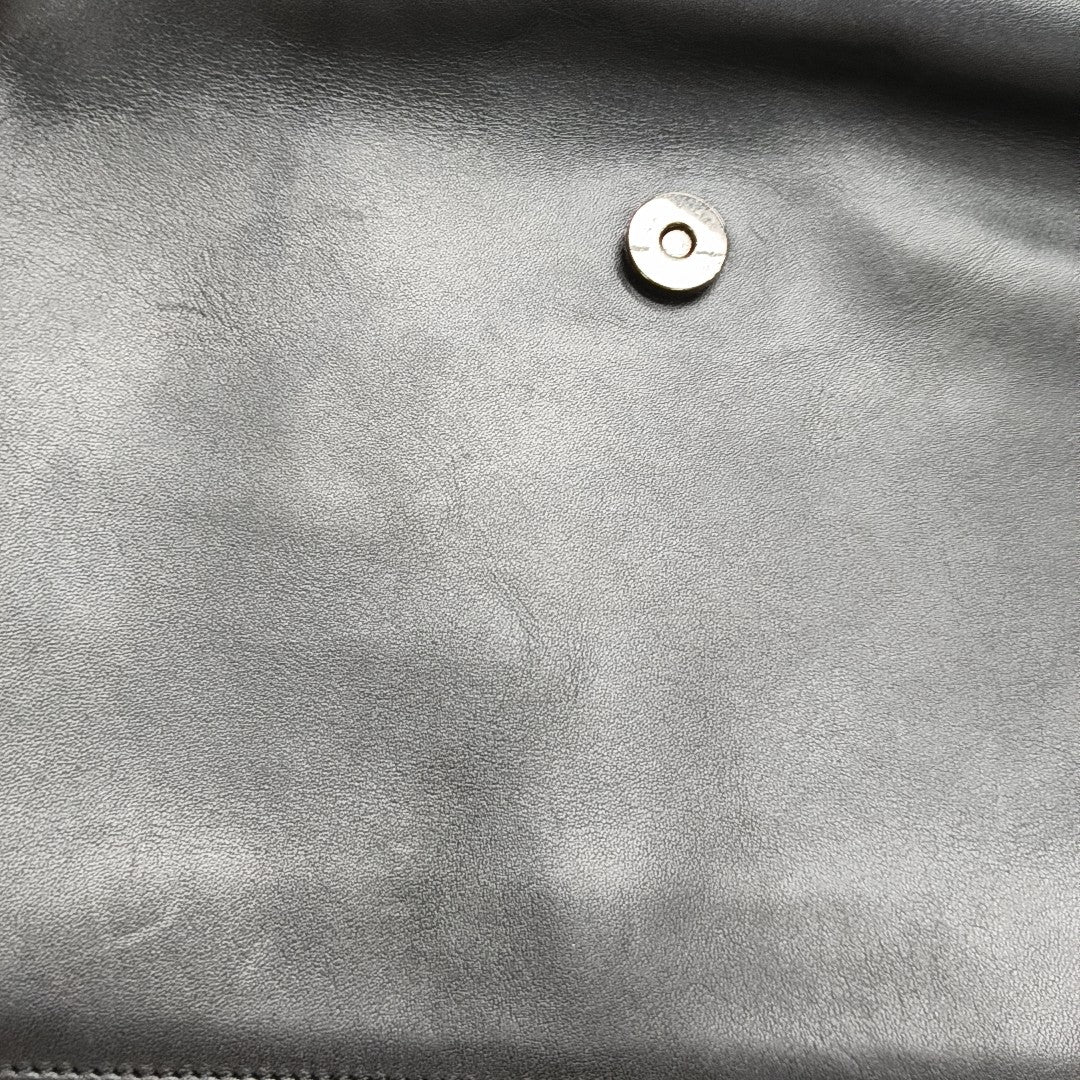 Calfskin Shoulder Bag Black