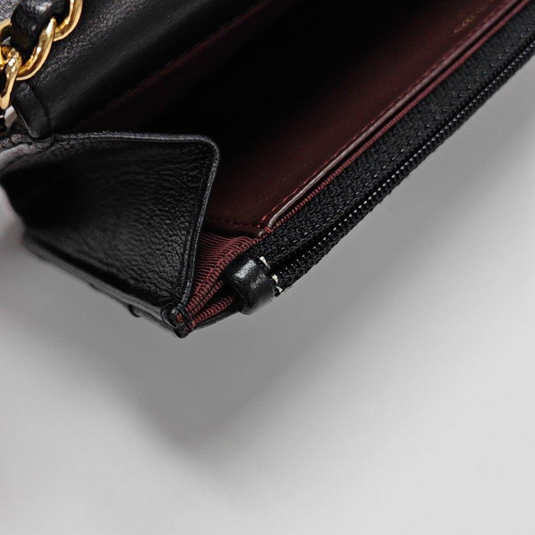 WOC Mini Lambskin Black