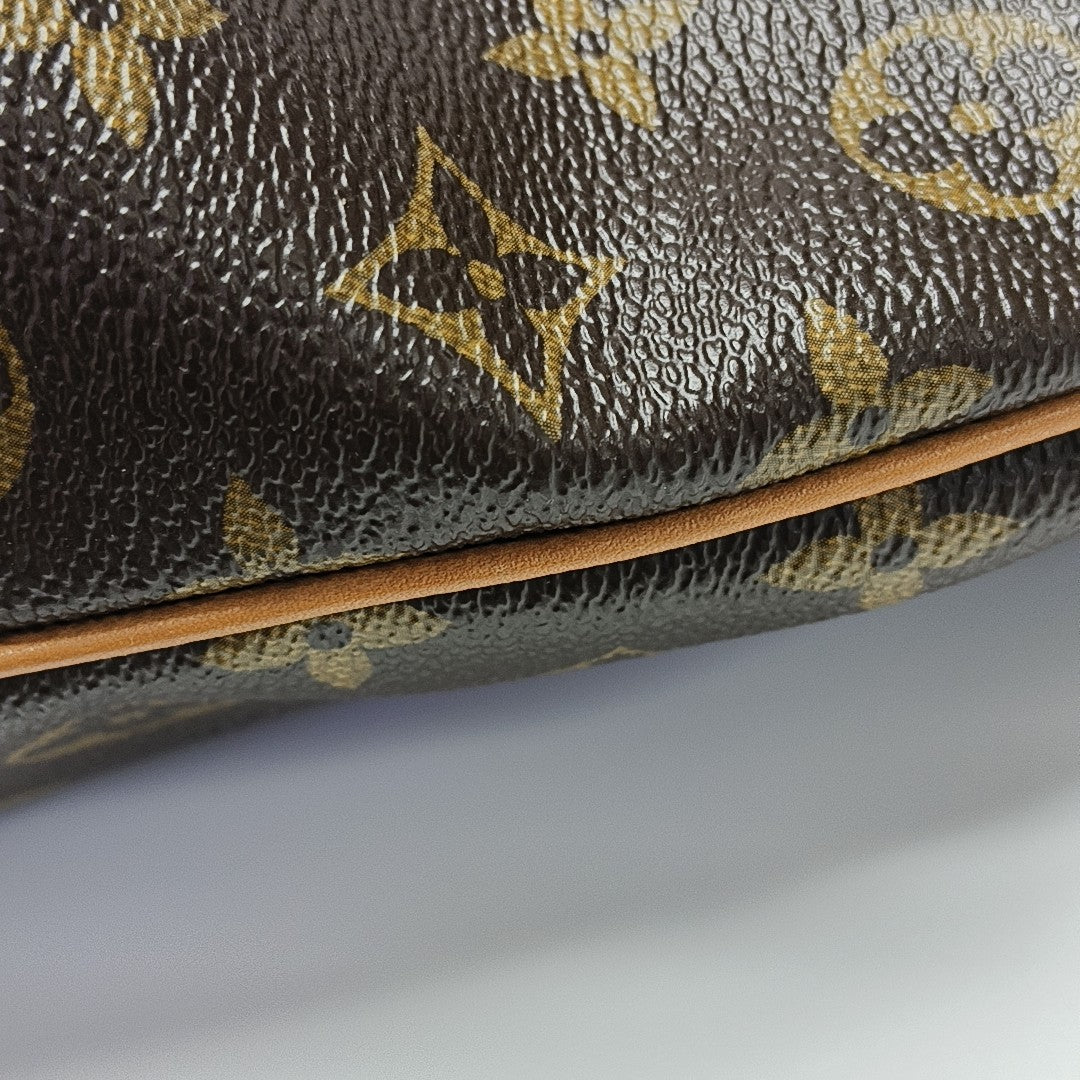 PALERMO PM Monogram Coated Canvas Brown