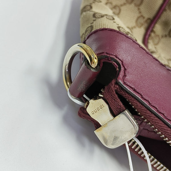 Monogram Canvas Tote Bag Brown