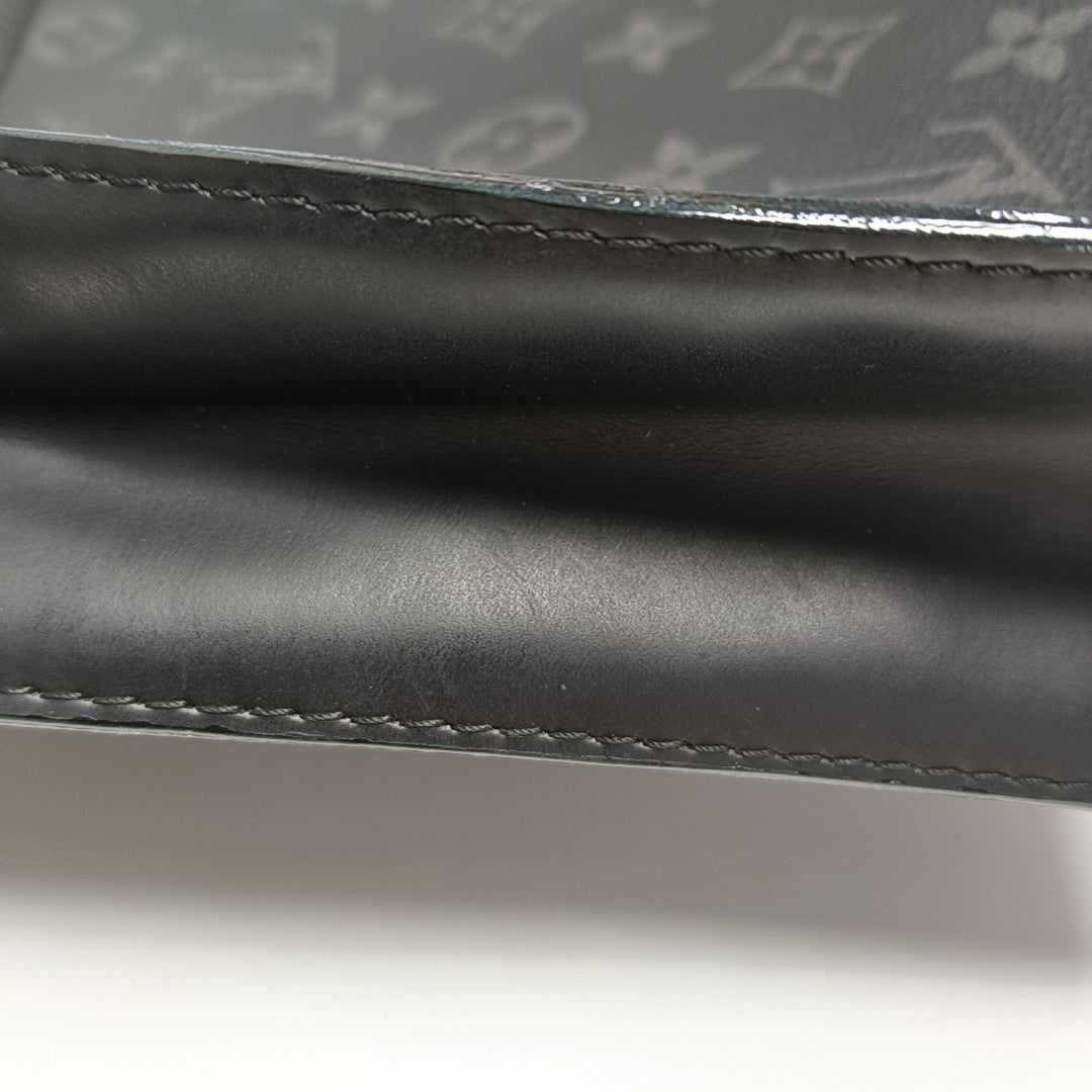 Pochette Voyag MM Monogram Coated Canvas Black