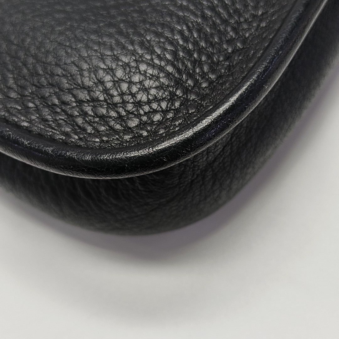 Calfskin Shoulder Bag Black
