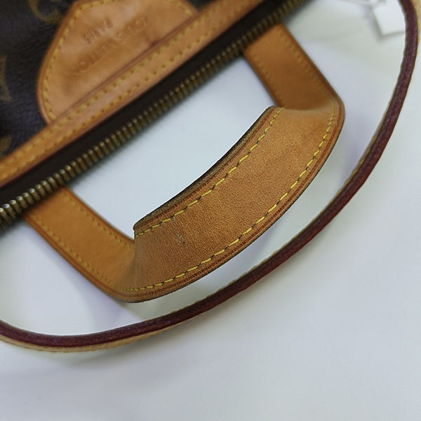 PALERMO PM Monogram Coated Canvas Brown
