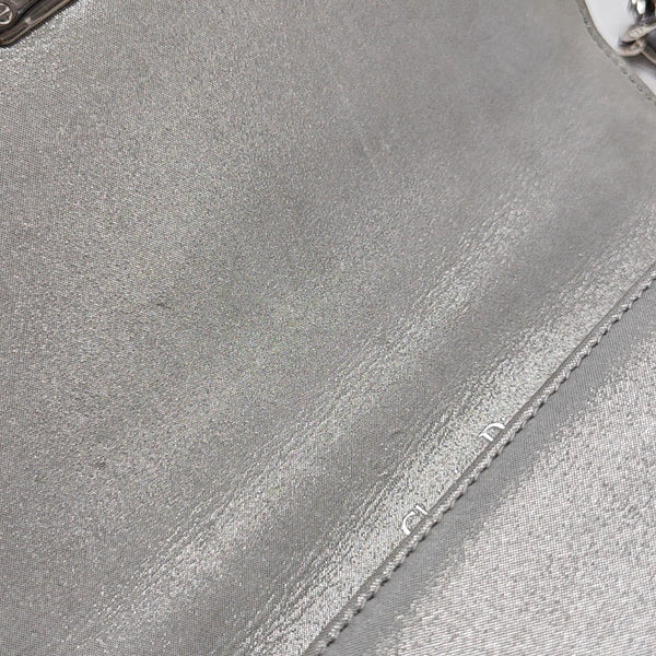 Diorama Small Cannage Calfskin Silver