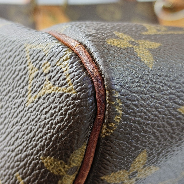 SPEEDY 35 Lona Revestida Monogram Marrón