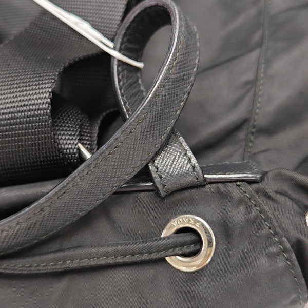 Nylon Backpack Black