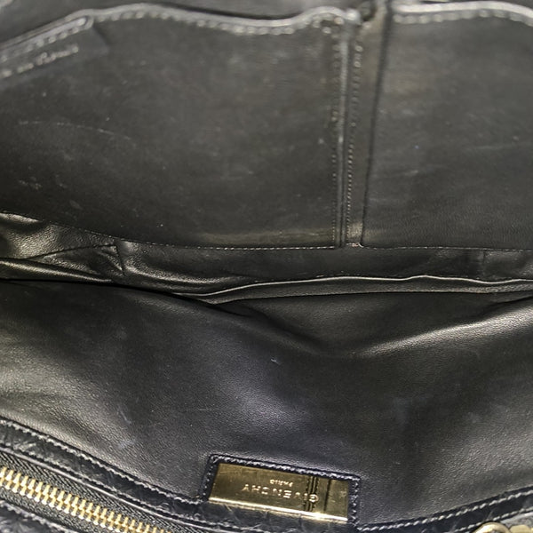Python Shoulder Bag Black