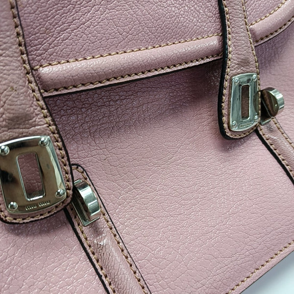 Calfskin Shoulder Bag Pink
