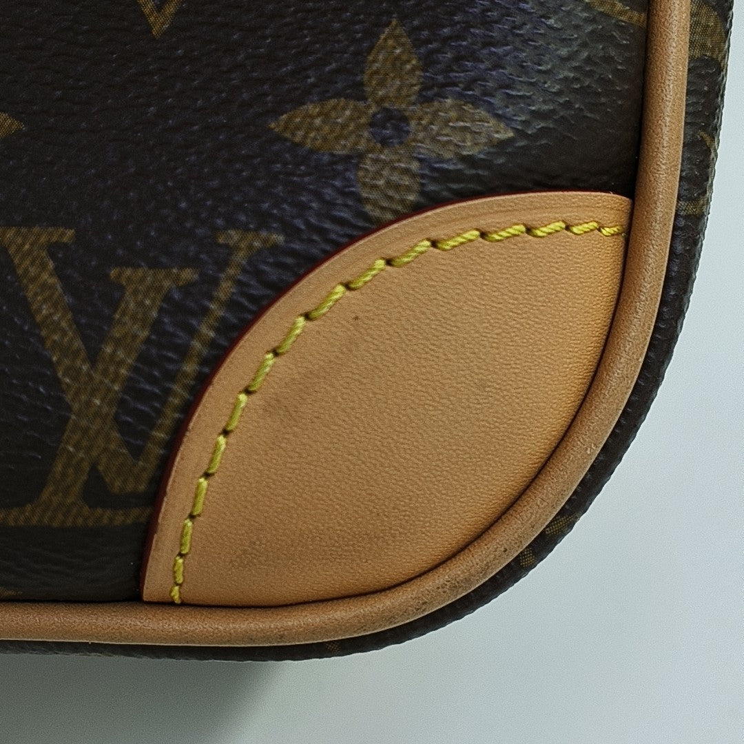 DIANE Monogram Coated Canvas Brown