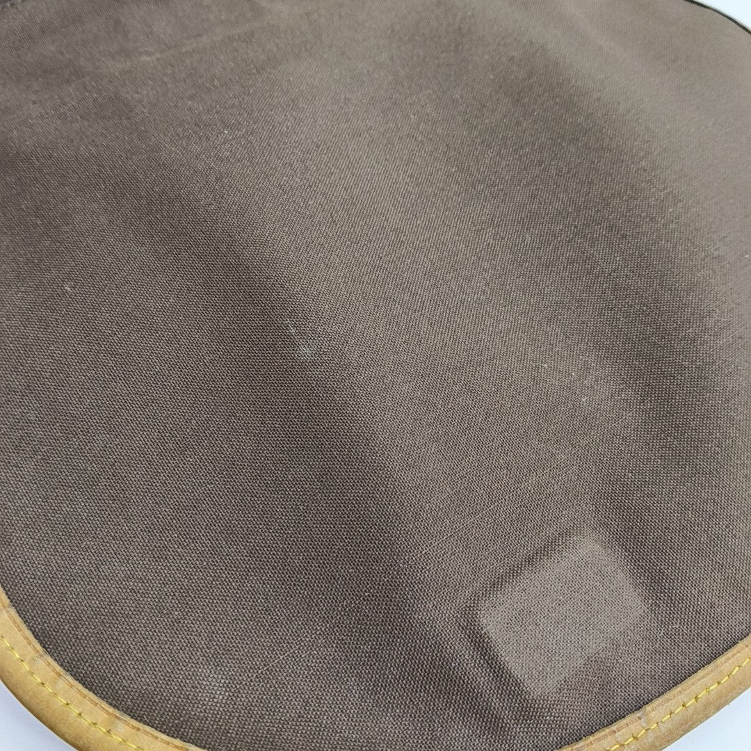 MENILMONTANT MM Monogram Coated Canvas Brown