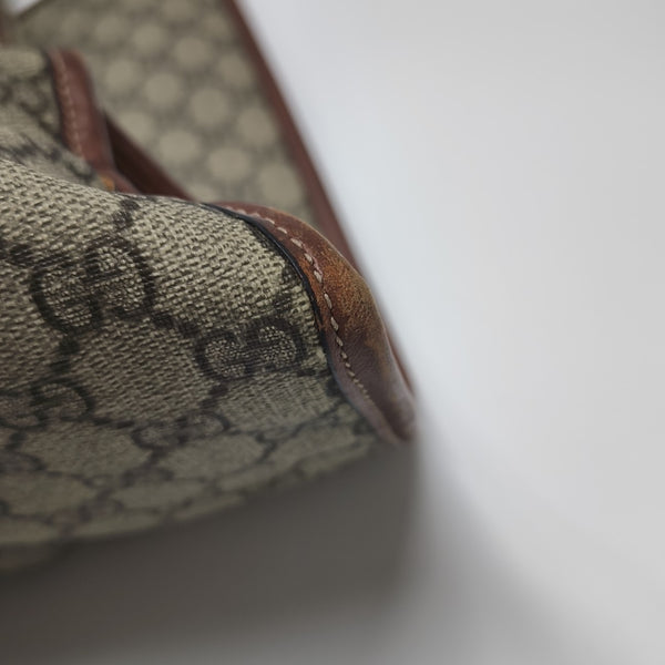 Monogram Coated Canvas Tote Bag Black