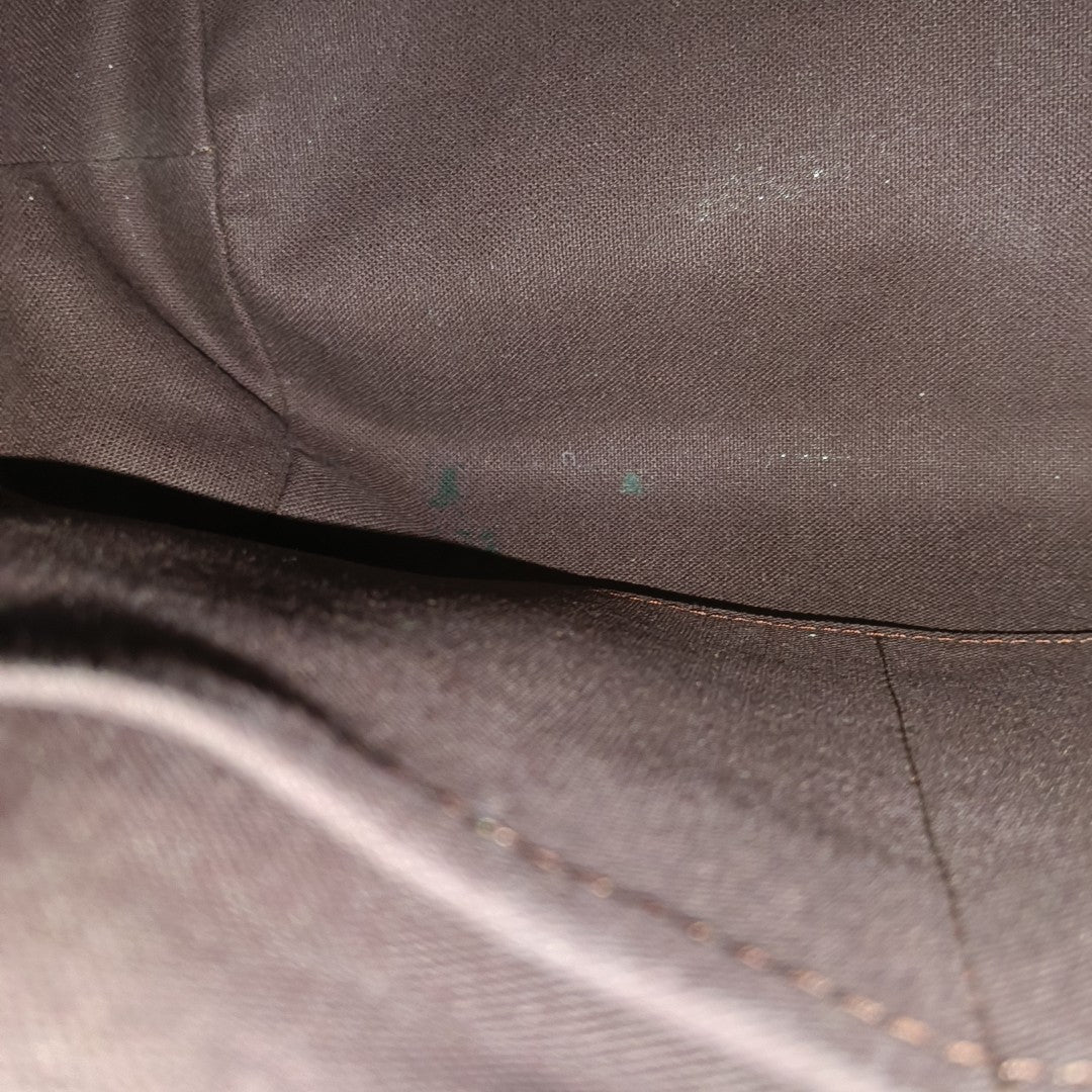 TURENNE Monogram Coated Canvas Brown