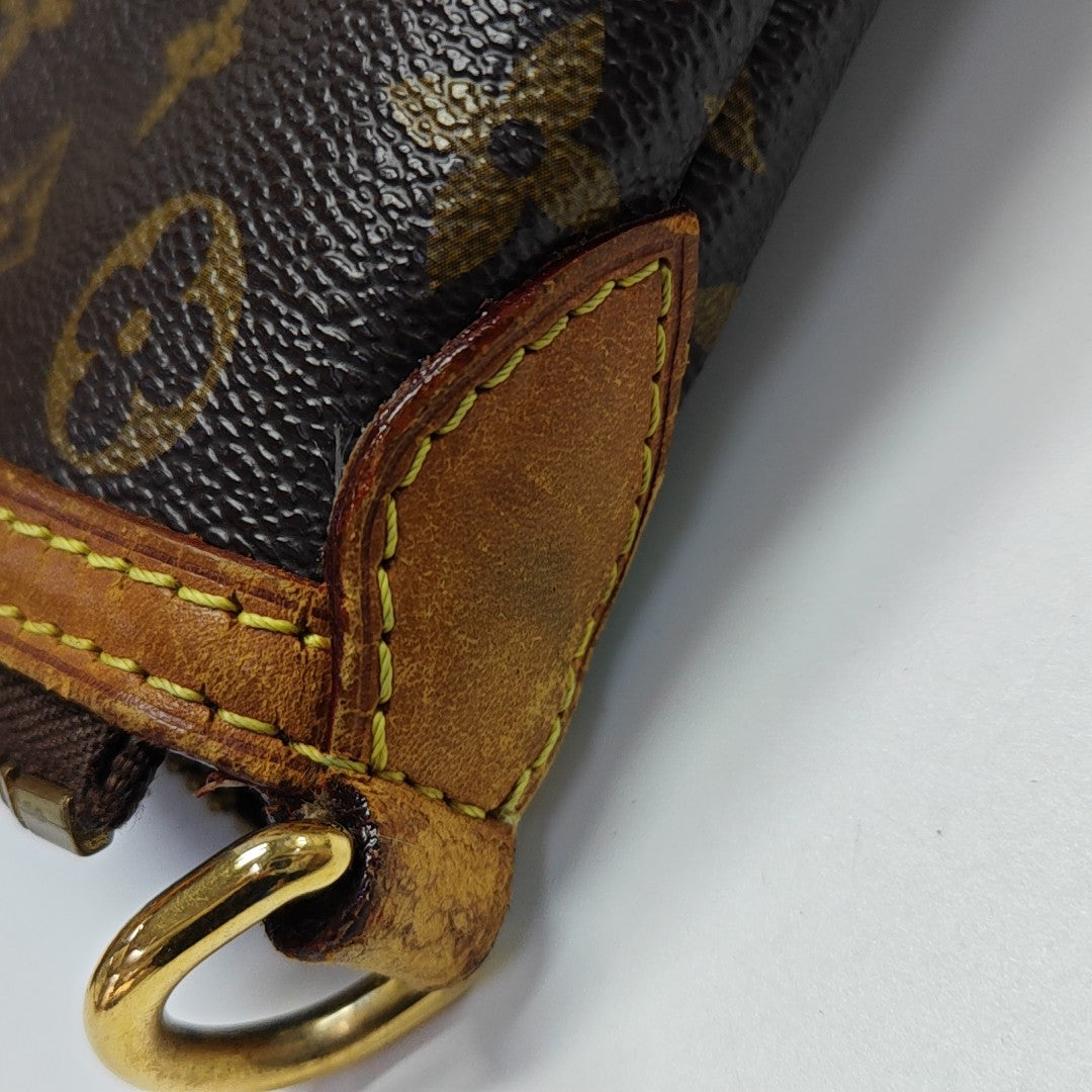 PALERMO PM Monogram Coated Canvas Brown