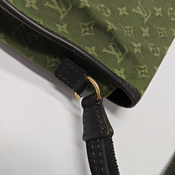 BERANGERE Monogram Canvas Green