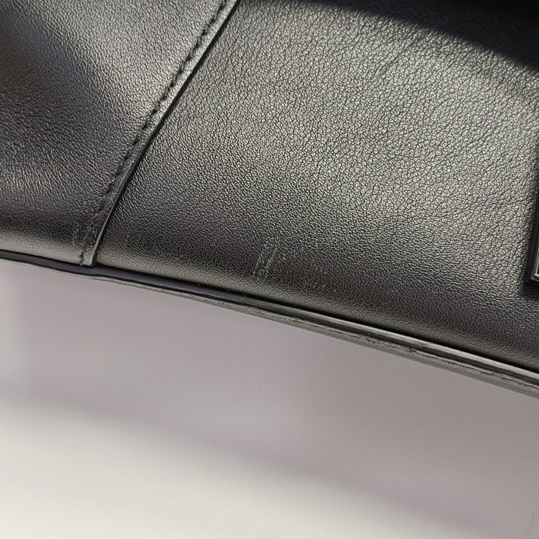 Downtown Small Quilted Calfskin Black