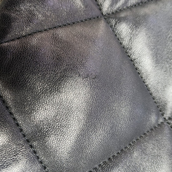 CHANEL 19 Large Quilted Lambskin Black