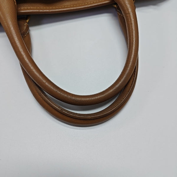 Saffiano Calfskin Tote Bag Brown