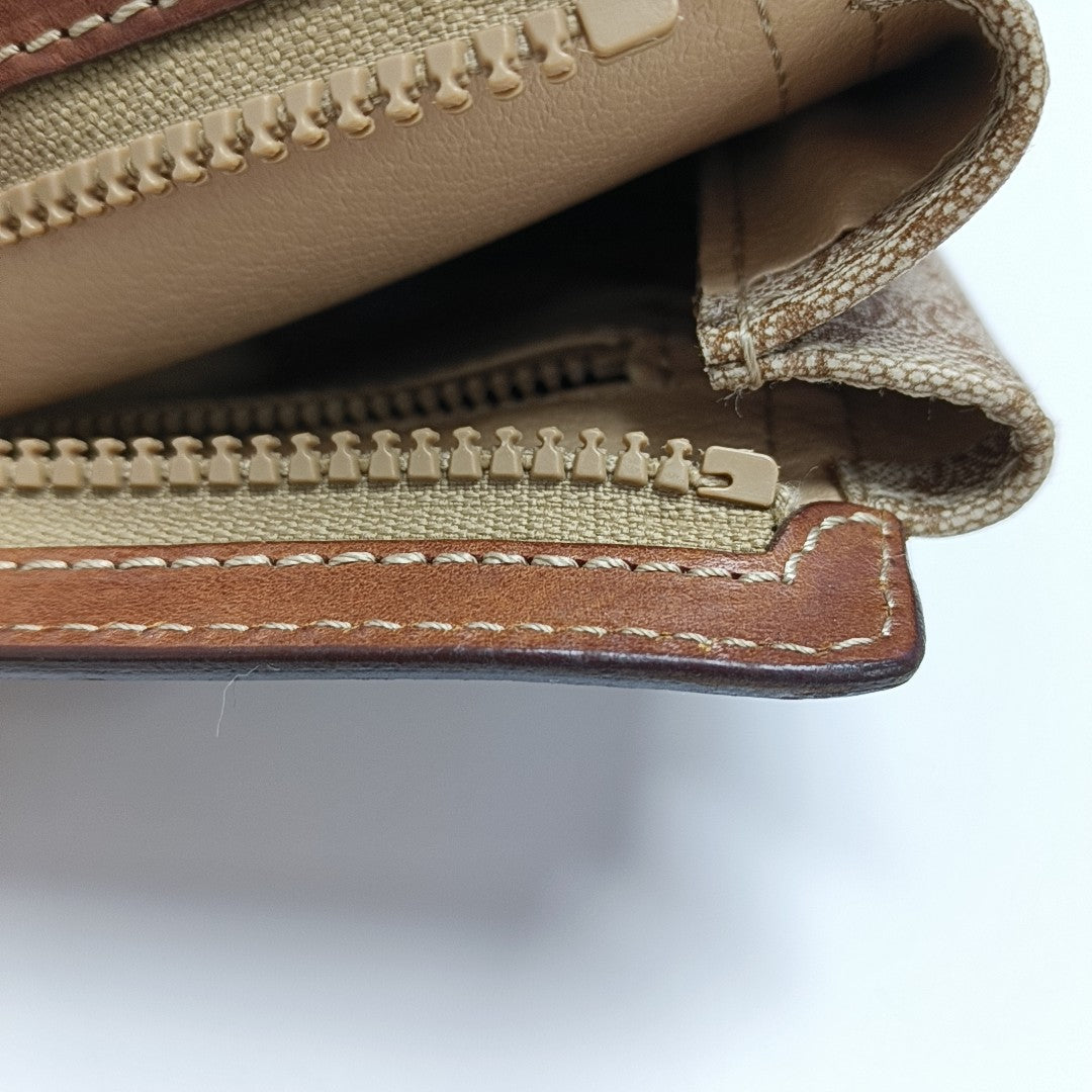 MACADAM CLUTCHES Coated Canvas Beige